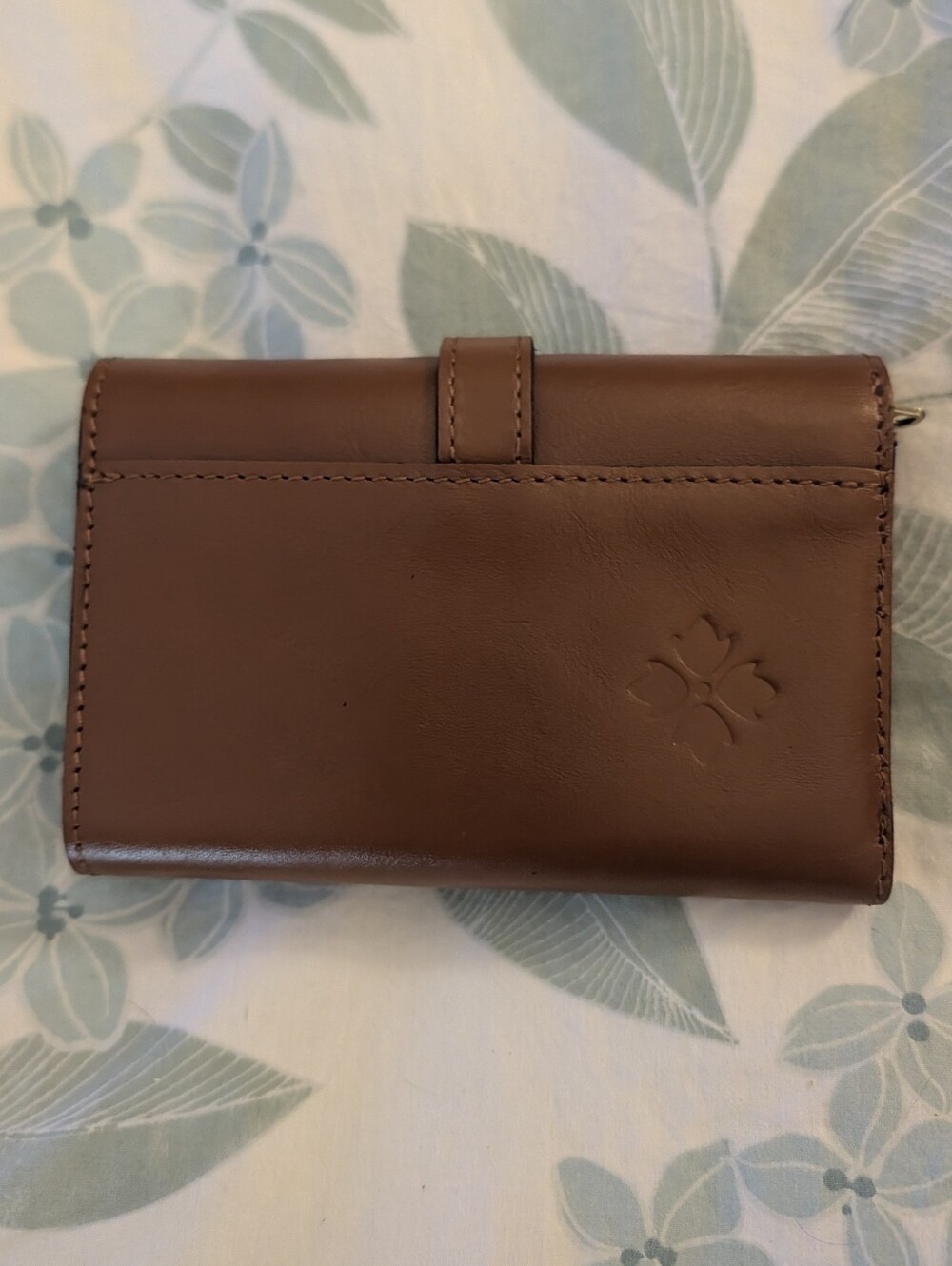 Patricia Nash Perla Tri-fold Heritage Leather Wallet in Tan Italian Leather - Picture 8 of 9